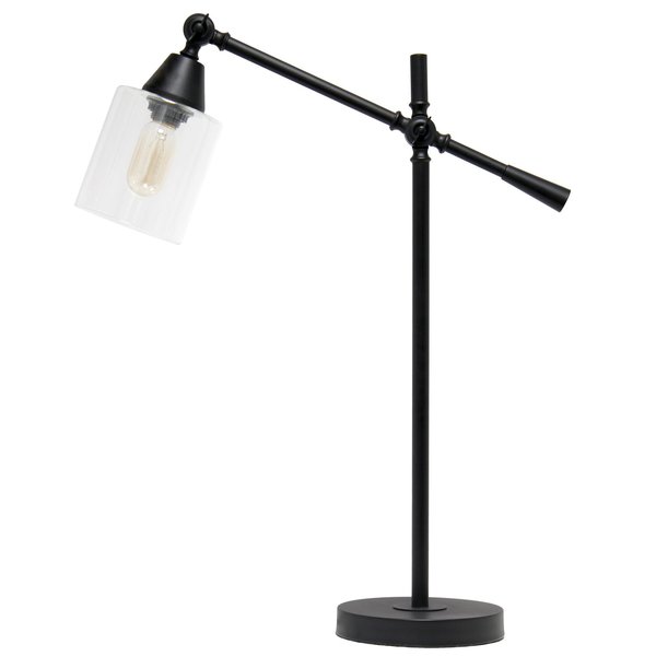 Lalia Home Vertically Adjustable Desk Lamp, Black LHD-2001-BK